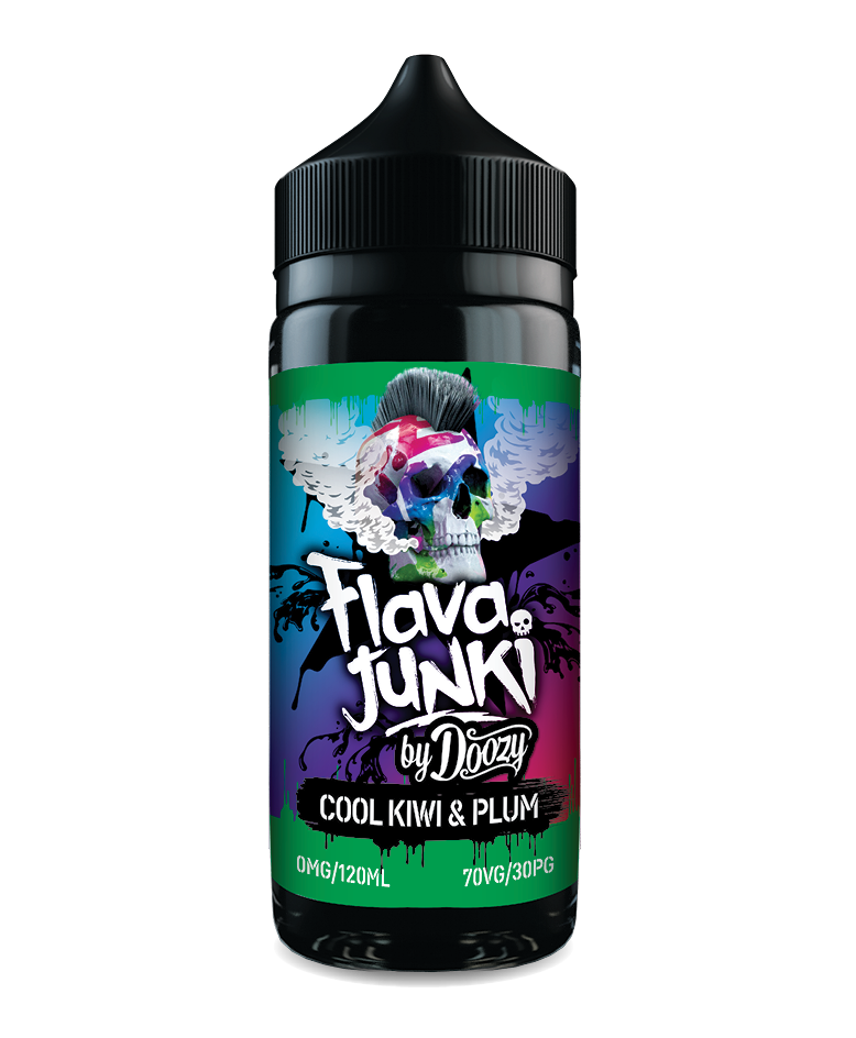 Flava Junki Cool Kiwi and Plum E-liquid 100ml