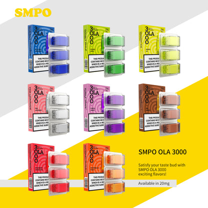 SMPO OLA 3000 Pre-filled Pods 20MG
